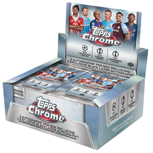 Topps Chrome UEFA Club Competitions 2025-26 - Jumbo Box