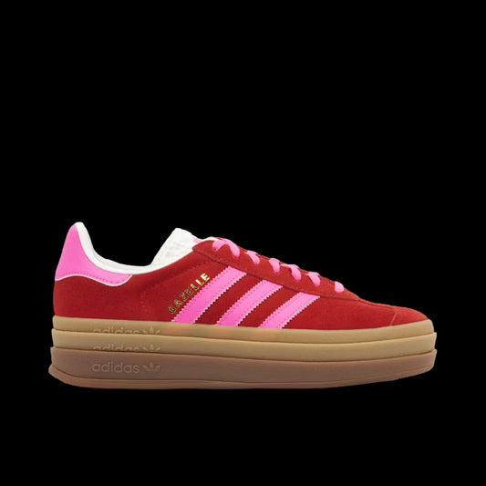 Adidas Gazelle Bold Collegiate Red Lucid Pink