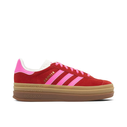 Adidas Gazelle Bold Collegiate Red Lucid Pink