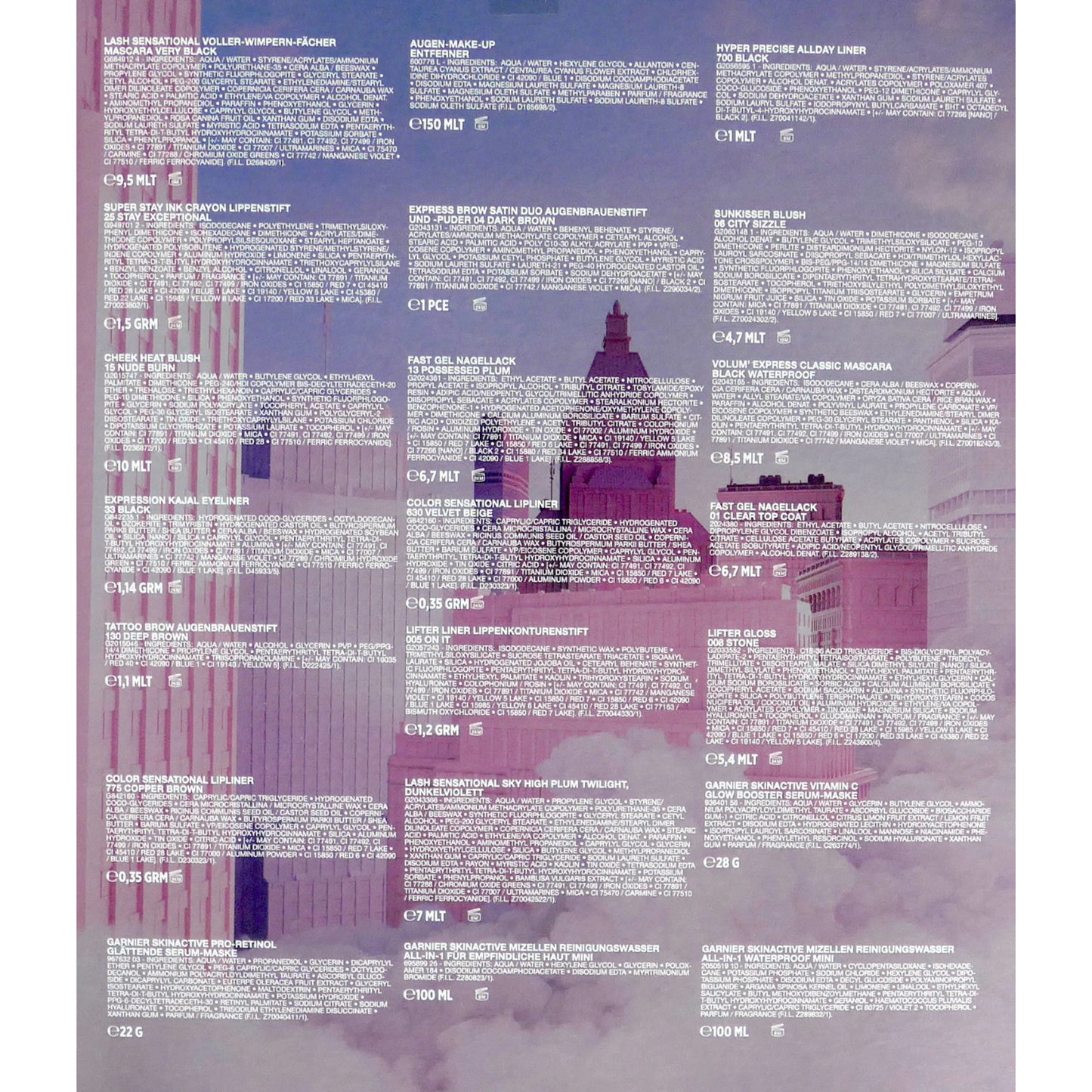 Maybelline New York Adventskalender 2025 Happy Holidays