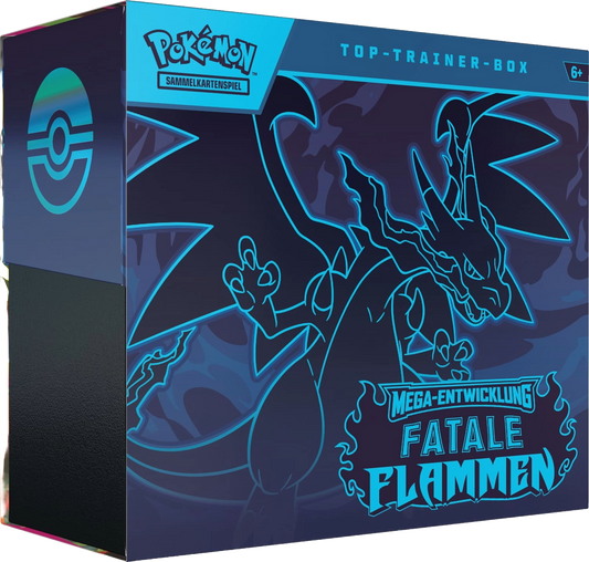 Pokemon Mega-Entwicklung Fatale Flammen Top-Trainer-Box PREORDER