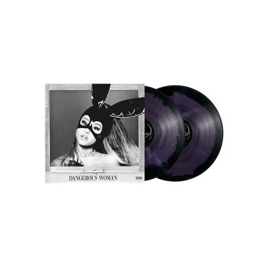 ariana grande dangerous woman 2lp (purple & black swirl)