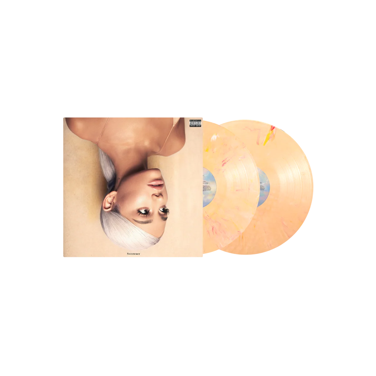 ariana grande sweetener 2lp (peach colored opaque)