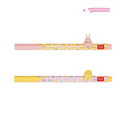 Legami löschbarer Gelstift „Hoppy Easter“ - Lovely Friends - Set of 2