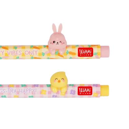Legami löschbarer Gelstift „Hoppy Easter“ - Lovely Friends - Set of 2