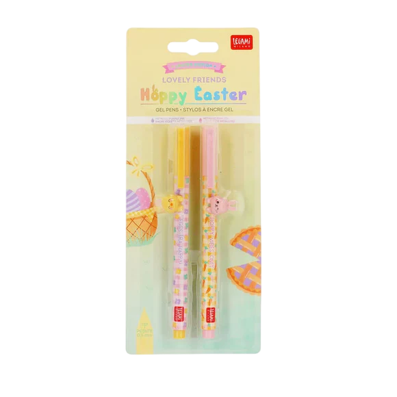 Legami löschbarer Gelstift „Hoppy Easter“ - Lovely Friends - Set of 2