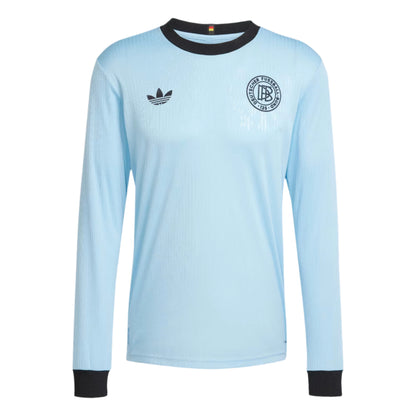 Adidas Jubiläum DFB Hellblau Sleeve Langarm Trikot