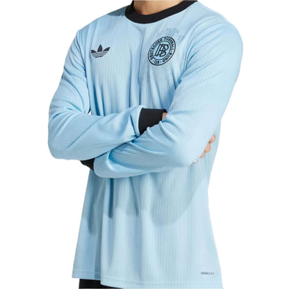 Adidas Jubiläum DFB Hellblau Sleeve Langarm Trikot