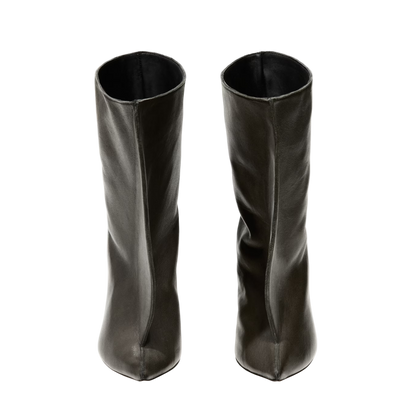 Glenn Martens H&M Hohe Ankleboots aus Leder