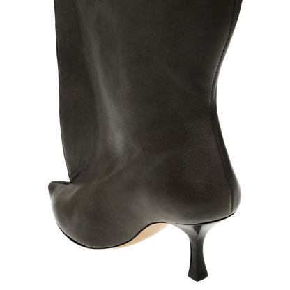 Glenn Martens H&M Hohe Ankleboots aus Leder