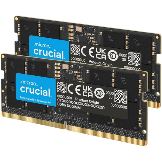 Crucial DDR5 32GB (2x16GB) 4800 SODIMM CT2K16G48C40S5