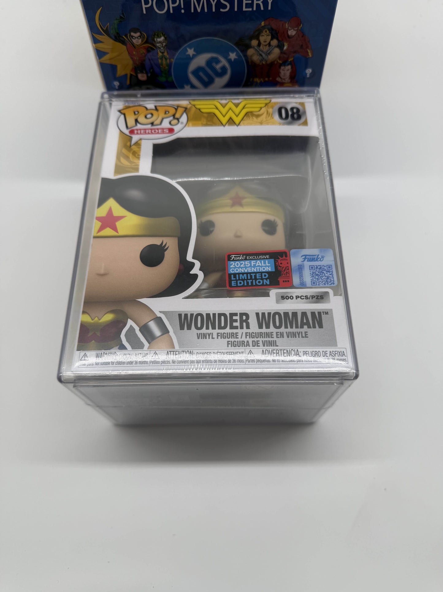 Funko Pop Mystery DC Comics (Metallic) with Pop! Curiosities & Oddities