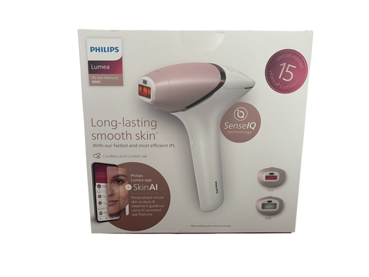 Philips Lumea IPL 9900 Series BRI950/02 mit SenseIQ Pink/Weiß