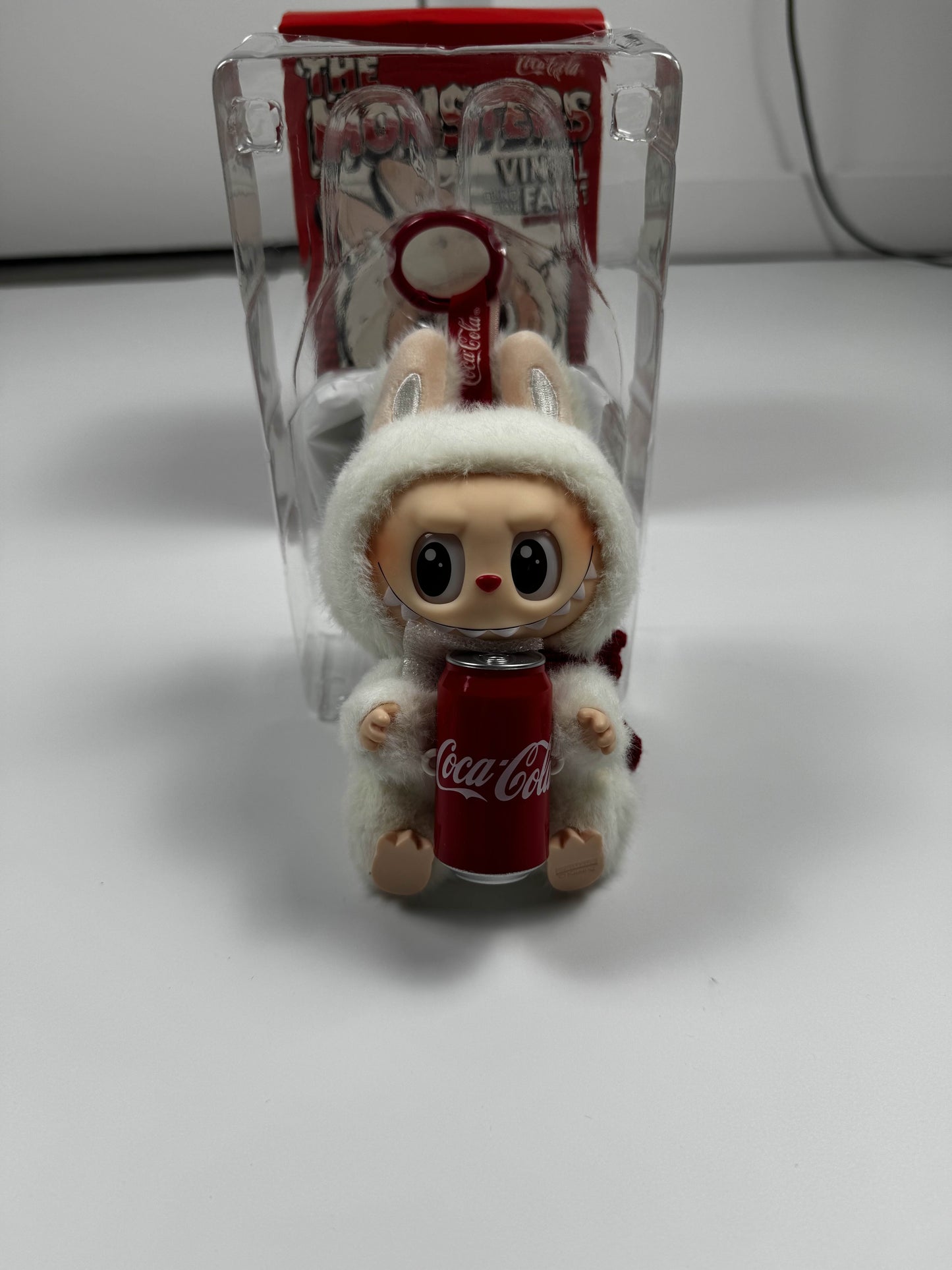 Pop Mart Labubu The Monsters COCA-COLA Happiness Factor Vinyl Plush Figure