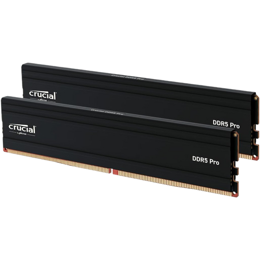 Crucial Pro DDR5 RAM 32GB (2x16GB) 6000MHz CL48 – XMP/EXPO (CP2K16G60C48U5)