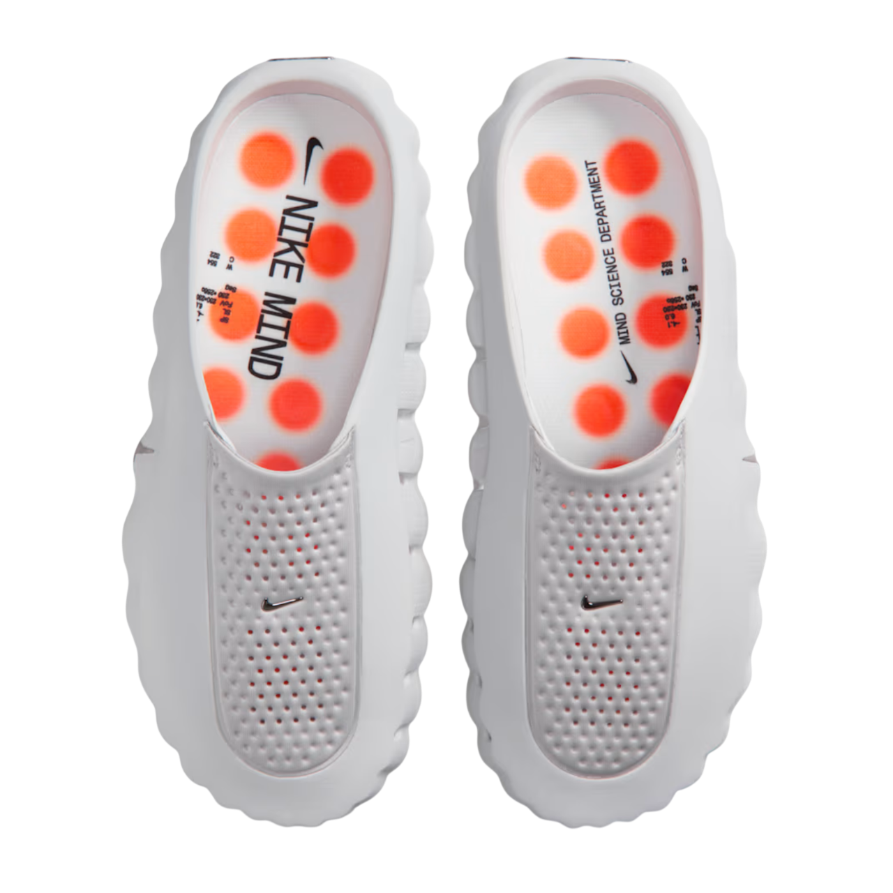 Nike Mind 001 Pregame Mules Grau / Weiß