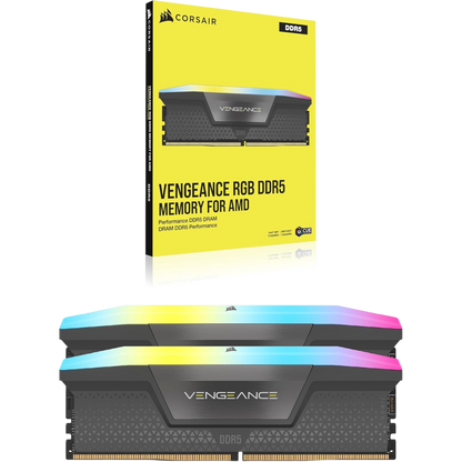 Corsair Vengeance RGB 32GB (2x16GB) DDR5-6000 CL36 EXPO CMH32GX5M2E6000Z36