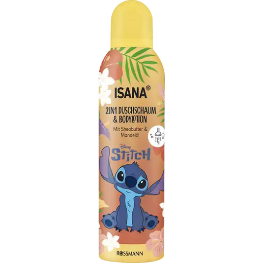 Stitch 2in1 Duschschaum & Bodylotion ISANA