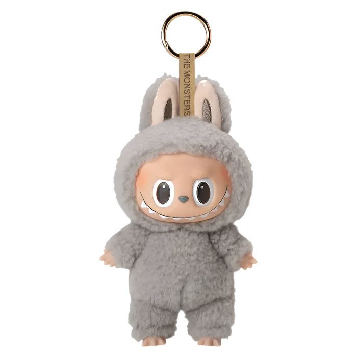 Pop Mart Labubu The Monsters Tasty Macarons Sesame Bean Plüsch Pendant