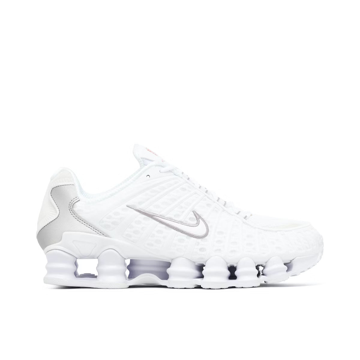 Nike Shox TL White Metallic Silver Max Orange (W)