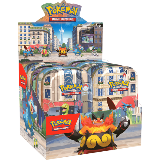 Pokemon Mega-Entwicklung Wachsendes Chaos Illumina City Mini-Tin Display (10x Tins)