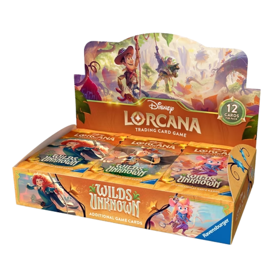 Disney Lorcana TCG - Wilds Unknown - Booster Display (24 Booster) - EN