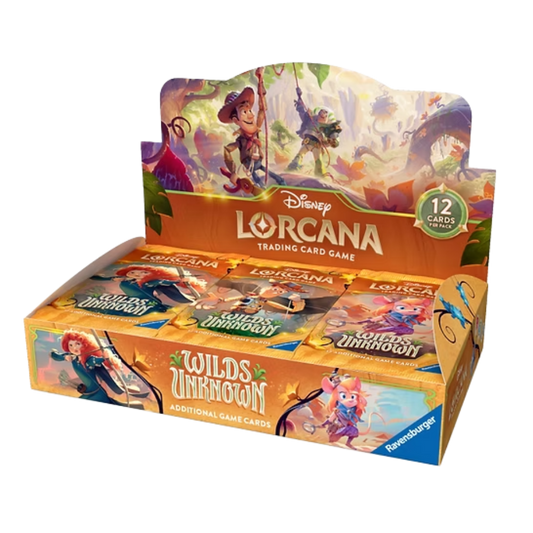 Disney Lorcana TCG - Wilds Unknown - Booster Display (24 Booster) - EN