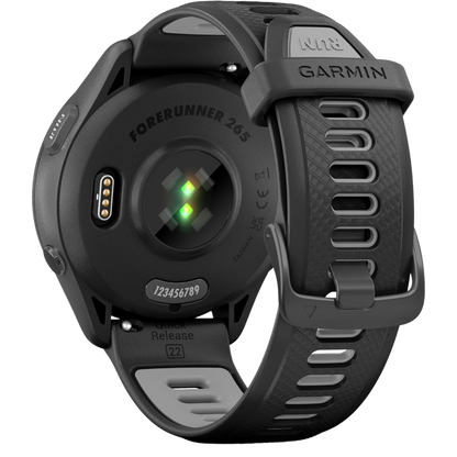 Garmin Forerunner 265 GPS-Smartwatch mit AMOLED-Touchdisplay, Musik & Garmin Pay Schwarz