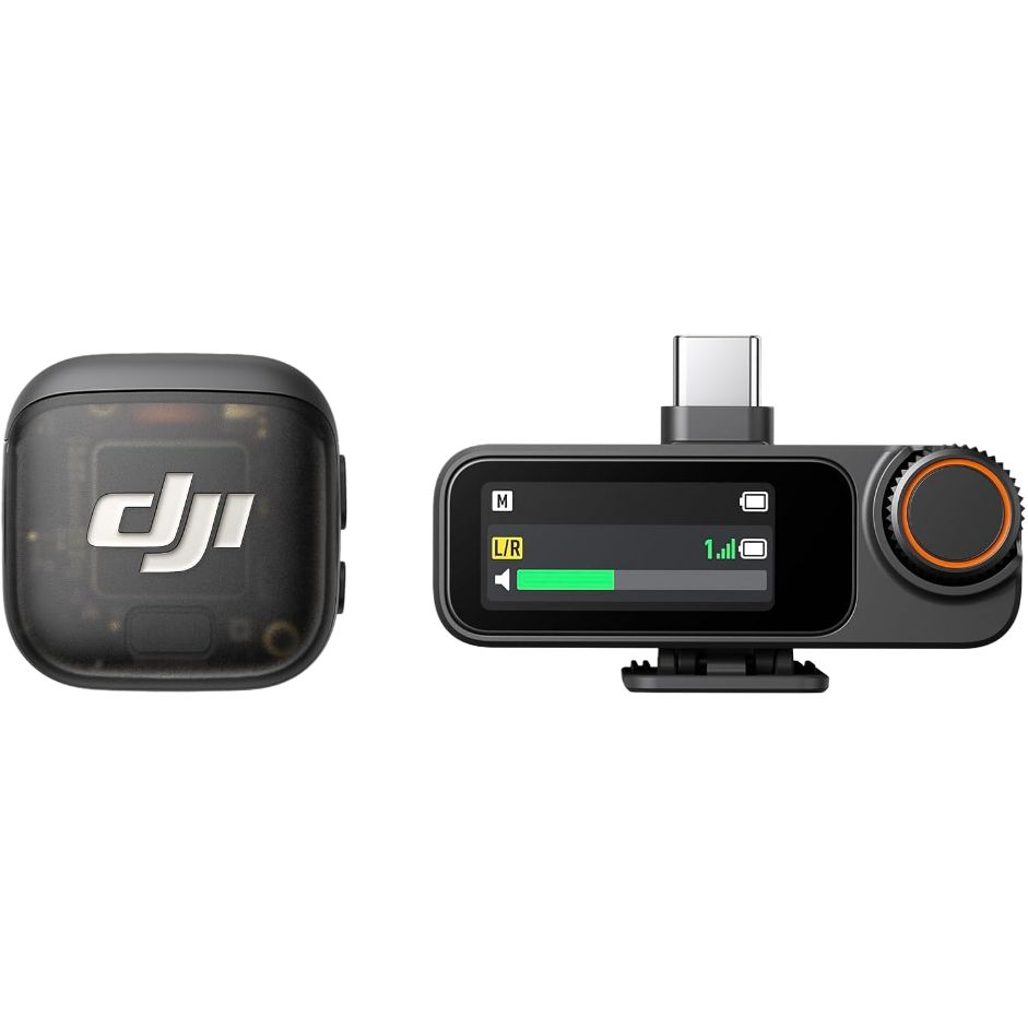 DJI Mic 3 Kabelloses Funkmikrofon (1 Sender + 1 Empfänger)