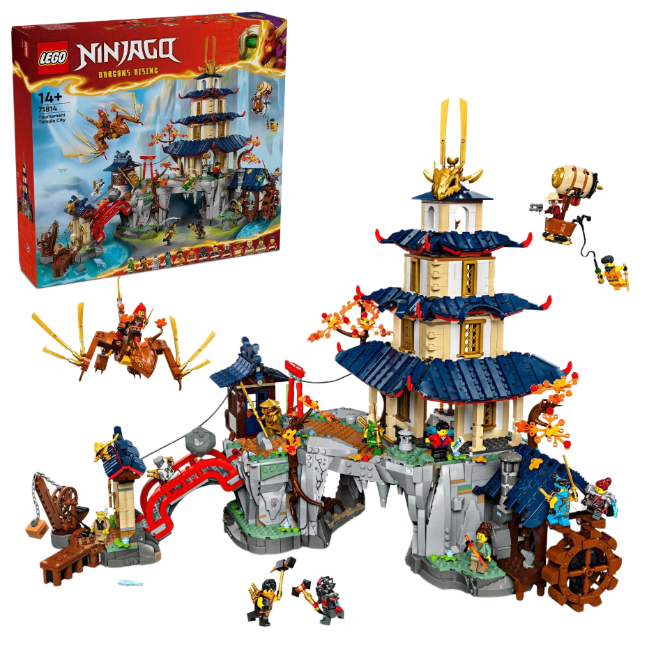LEGO NINJAGO Turnier-Tempelstadt Bauset (71814)