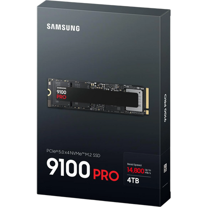 Samsung 9100 PRO SSD 4TB PCIe 5.0 NVMe M.2 (MZ-VAP4T0BW)