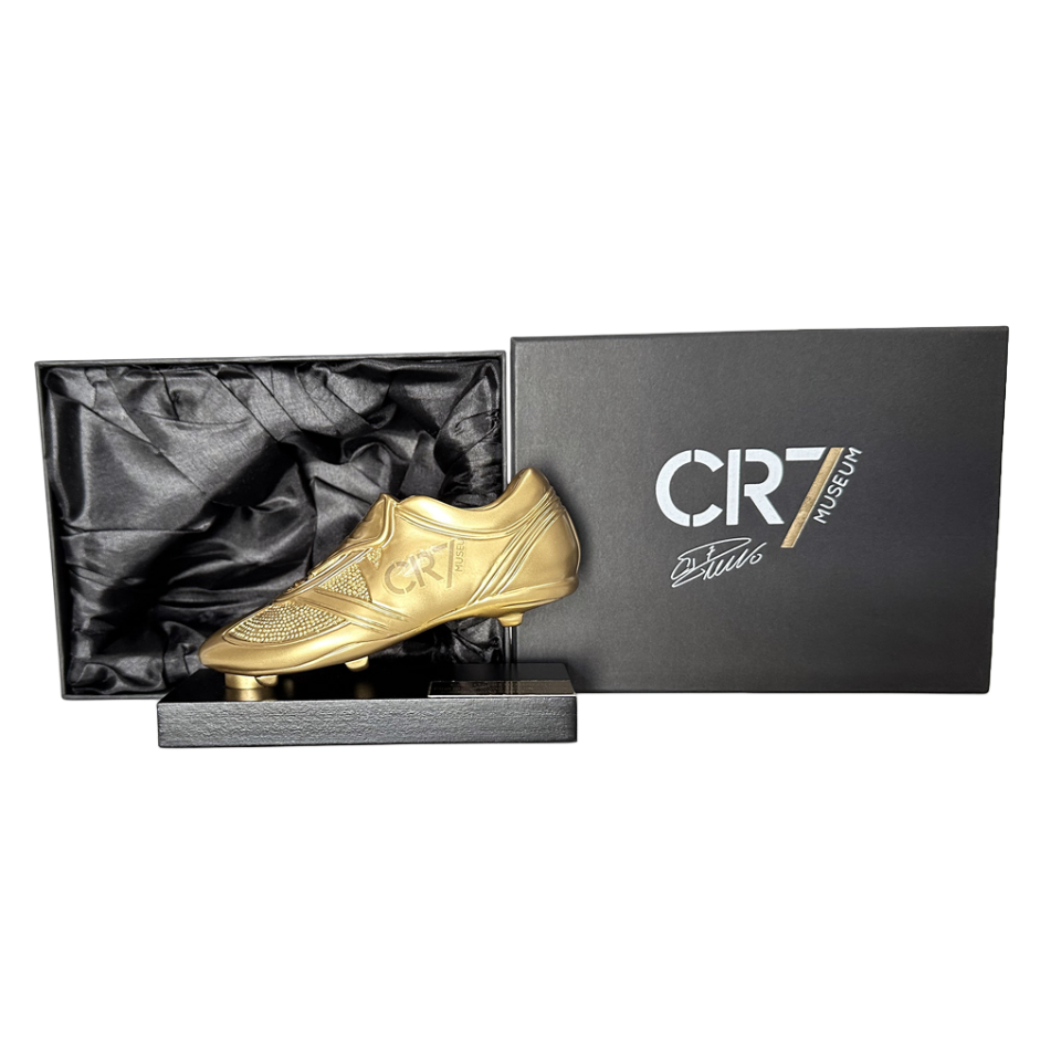 Cristiano Ronaldo Goldener Fußballschuh Miniatur-Sammlerstück