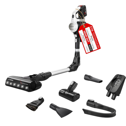 Bosch Unlimited 7 Akku-Handstaubsauger Weiß mit Wechselakku (BKS711MTB)