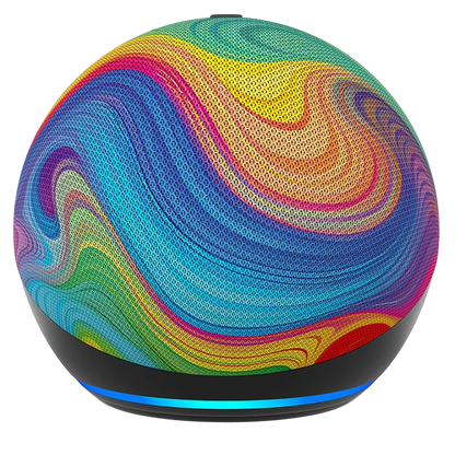 Amazon Echo Dot Kids (5. Gen.) Smart Speaker mit Alexa Regenbogenwirbel (B0FD46F2YK)