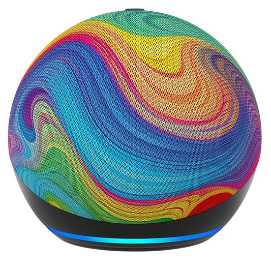 Amazon Echo Dot Kids (5. Gen.) Smart Speaker mit Alexa Regenbogenwirbel (B0FD46F2YK)