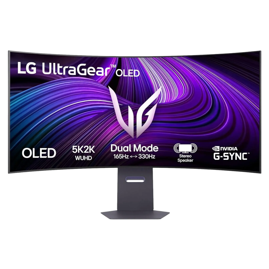 LG UltraGear 45GX950A-B 45" Curved 5K2K OLED Gaming Monitor 165Hz/330Hz (45GX950A-B.AEU)