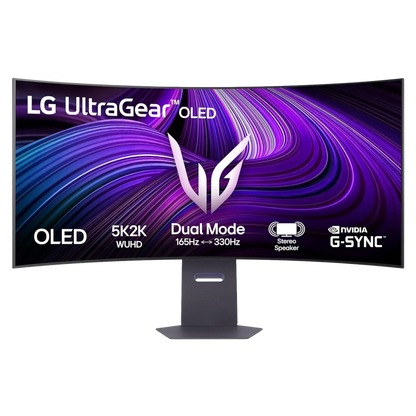LG UltraGear 45GX950A-B 45" Curved 5K2K OLED Gaming Monitor 165Hz/330Hz (45GX950A-B.AEU)