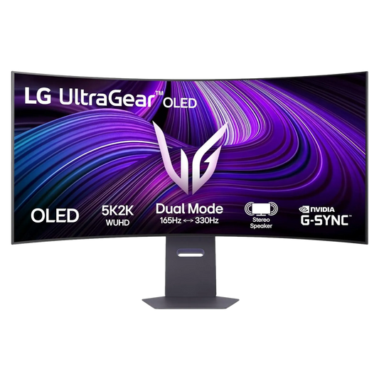 LG UltraGear 45GX950A-B 45" Curved 5K2K OLED Gaming Monitor 165Hz/330Hz (45GX950A-B.AEU)