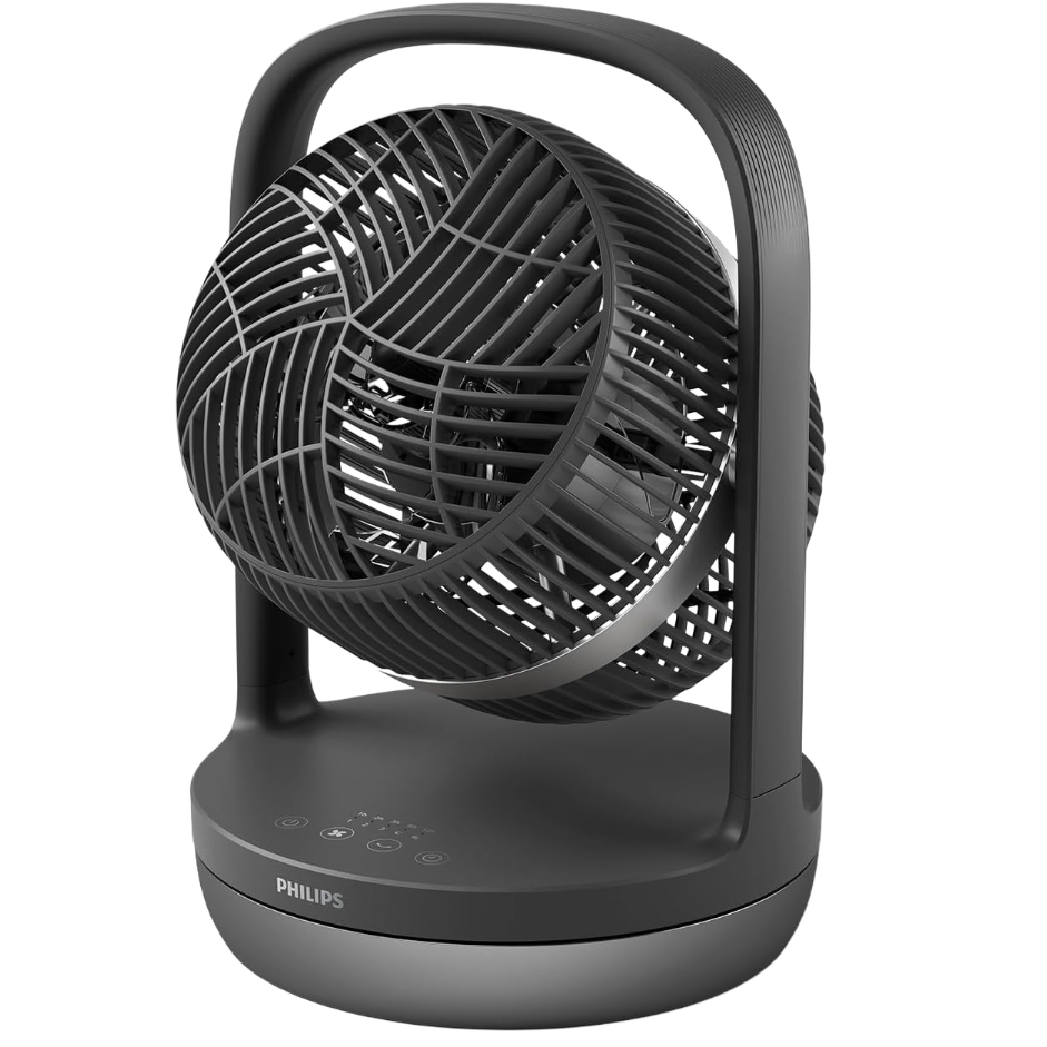 Philips Series 3000 Tischventilator mit Oszillation Schwarz (CX3050/01)