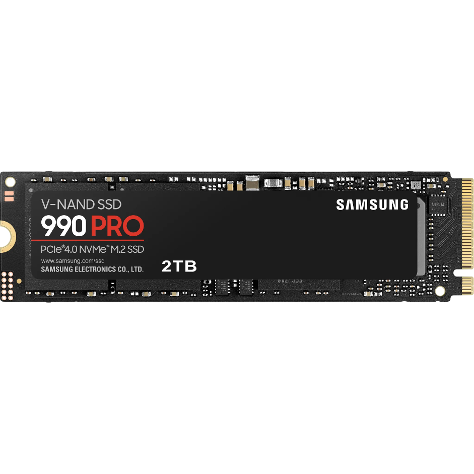 Samsung 990 PRO 2TB NVMe M.2 SSD PCIe 4.0 (MZ-V9P2T0BW)
