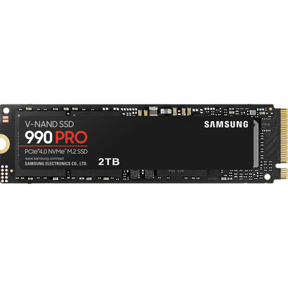 Samsung 990 PRO 2TB NVMe M.2 SSD PCIe 4.0 (MZ-V9P2T0BW)