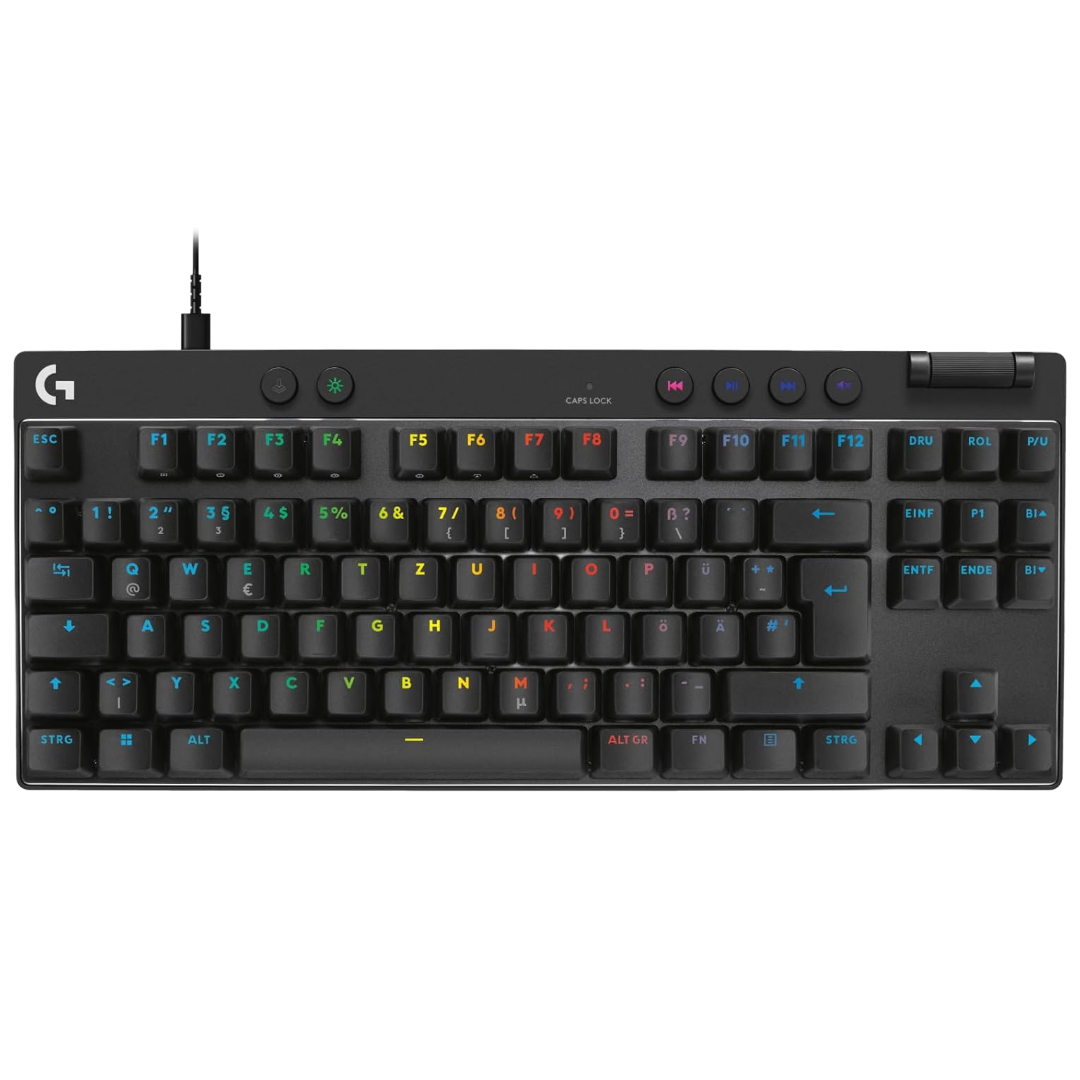 Logitech G PRO X TKL RAPID Tenkeyless Gaming Tastatur Schwarz
