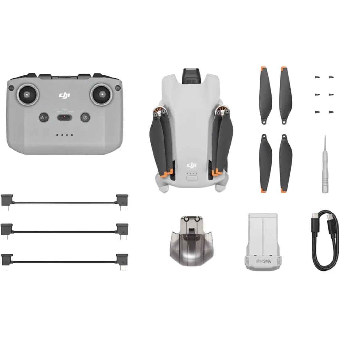 DJI Mini 3 Drohne mit RC-N1 Fernsteuerung Grau