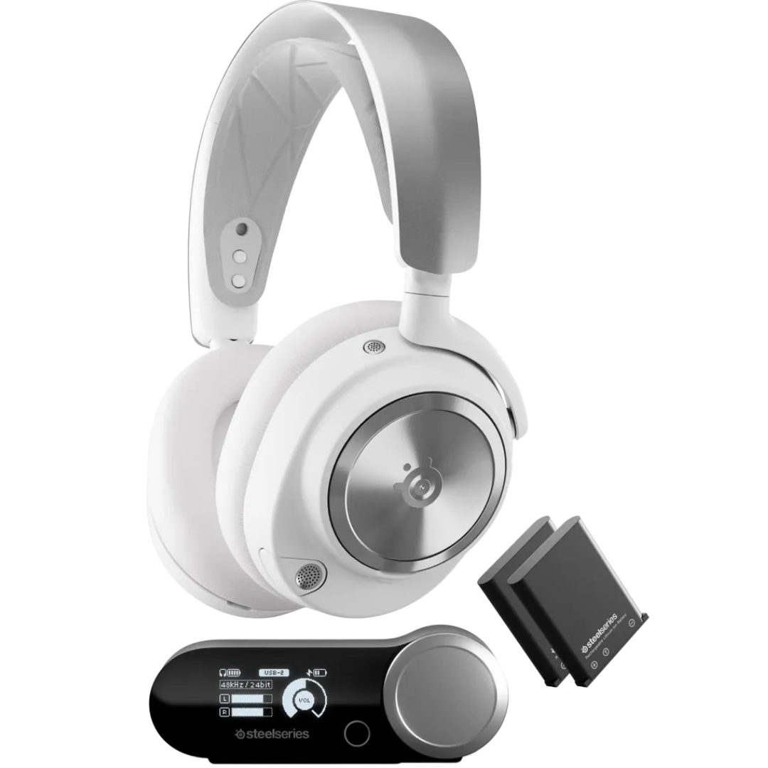 SteelSeries Arctis Nova Pro Kabelgebundenes Gaming-Headset Weiß