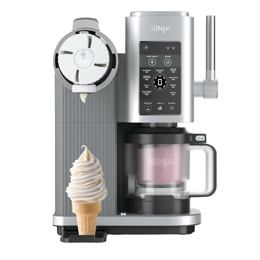 Ninja Creami Swirl NC701EU 13-in-1 Eismaschine mit Soft-Serve-Funktion