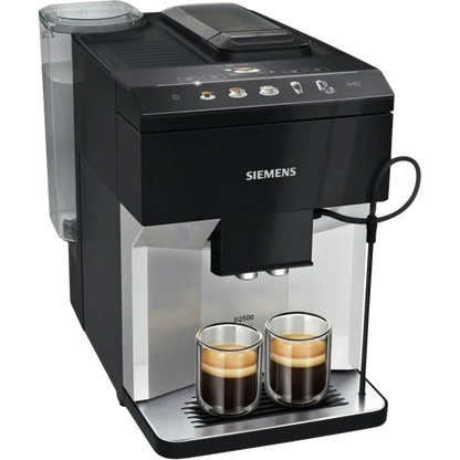Siemens EQ500 classic TP511D01 Kaffeevollautomat Schwarz/Silber