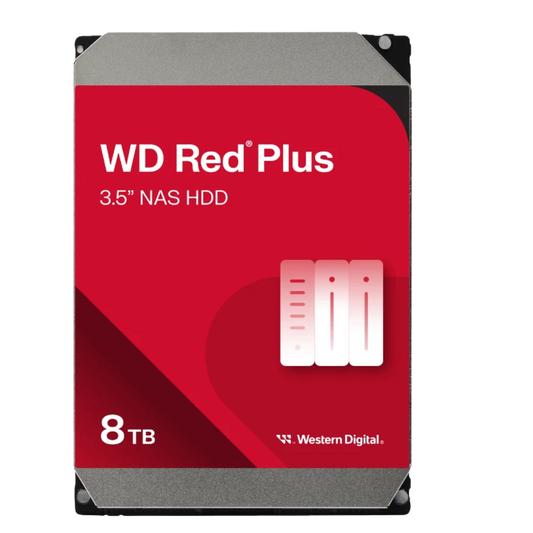 WD Red Plus WD80EFPX NAS HDD 8 TB
