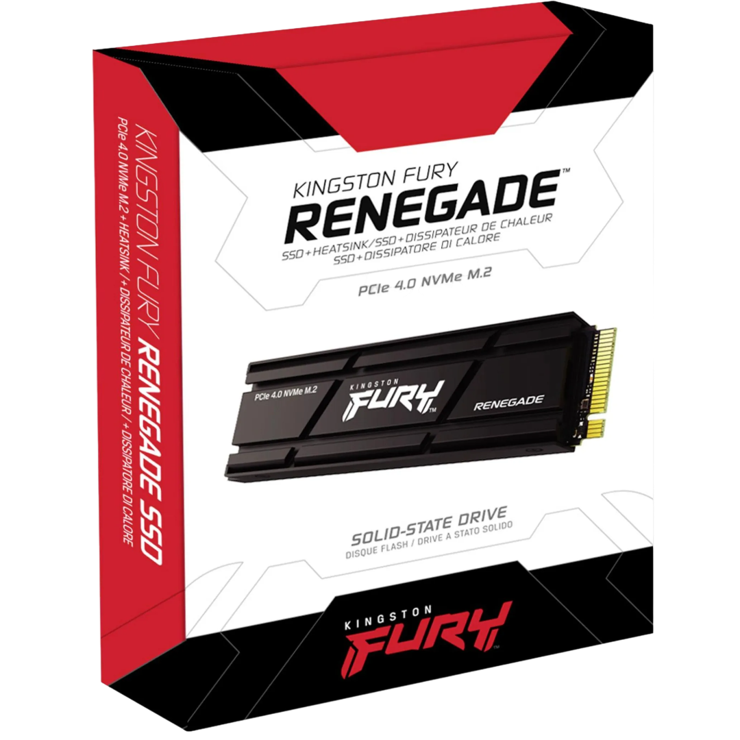 Kingston FURY Renegade 2 TB M.2 2280 PCIe 4.0 NVMe SSD mit Heatsink