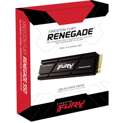 Kingston FURY Renegade 2 TB M.2 2280 PCIe 4.0 NVMe SSD mit Heatsink