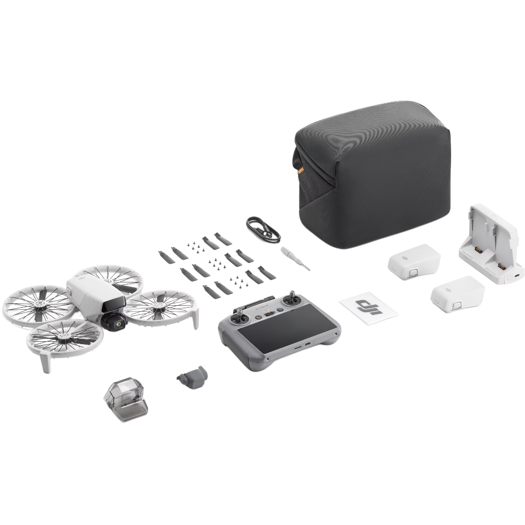 DJI Flip Fly More Combo (RC 2) 4K Kamera-Drohne Schwarz/Weiß
